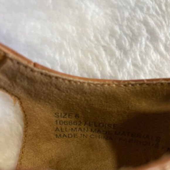 Maurices Eloise Size US 6 Women's Huarache Cork Wedge Heel Sandals Brown 106662 - Picture 10 of 10